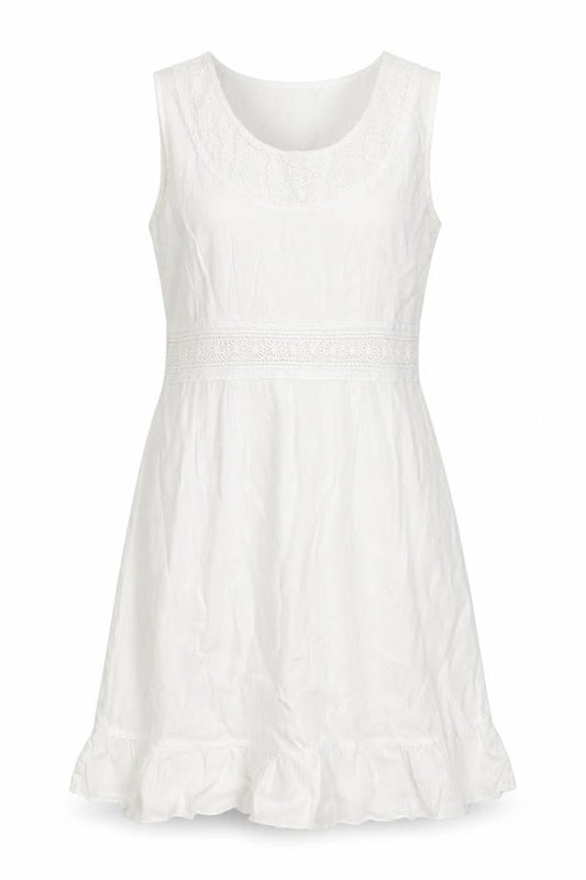 Womens White   Sheath  Size M