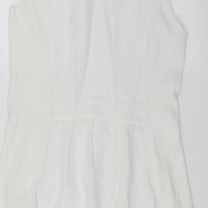 Womens White   Sheath  Size M