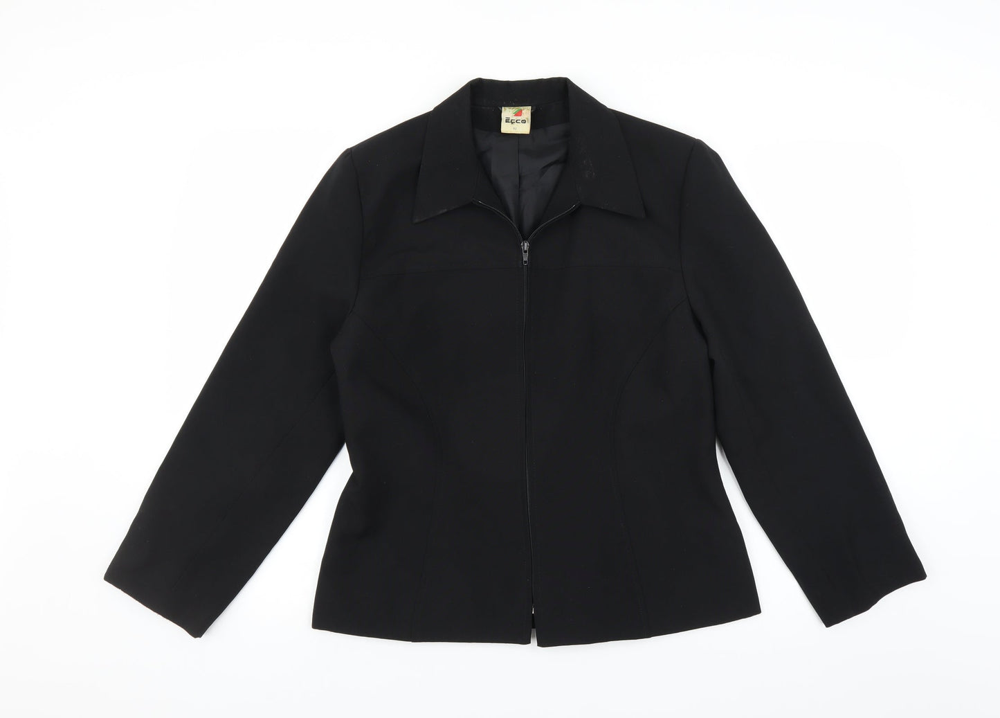ECCO Womens Black   Jacket Suit Jacket Size 14