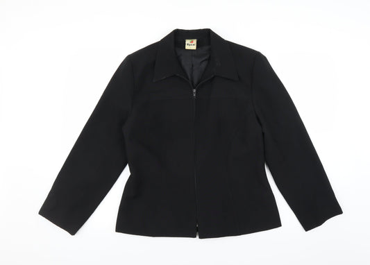 ECCO Womens Black   Jacket Suit Jacket Size 14