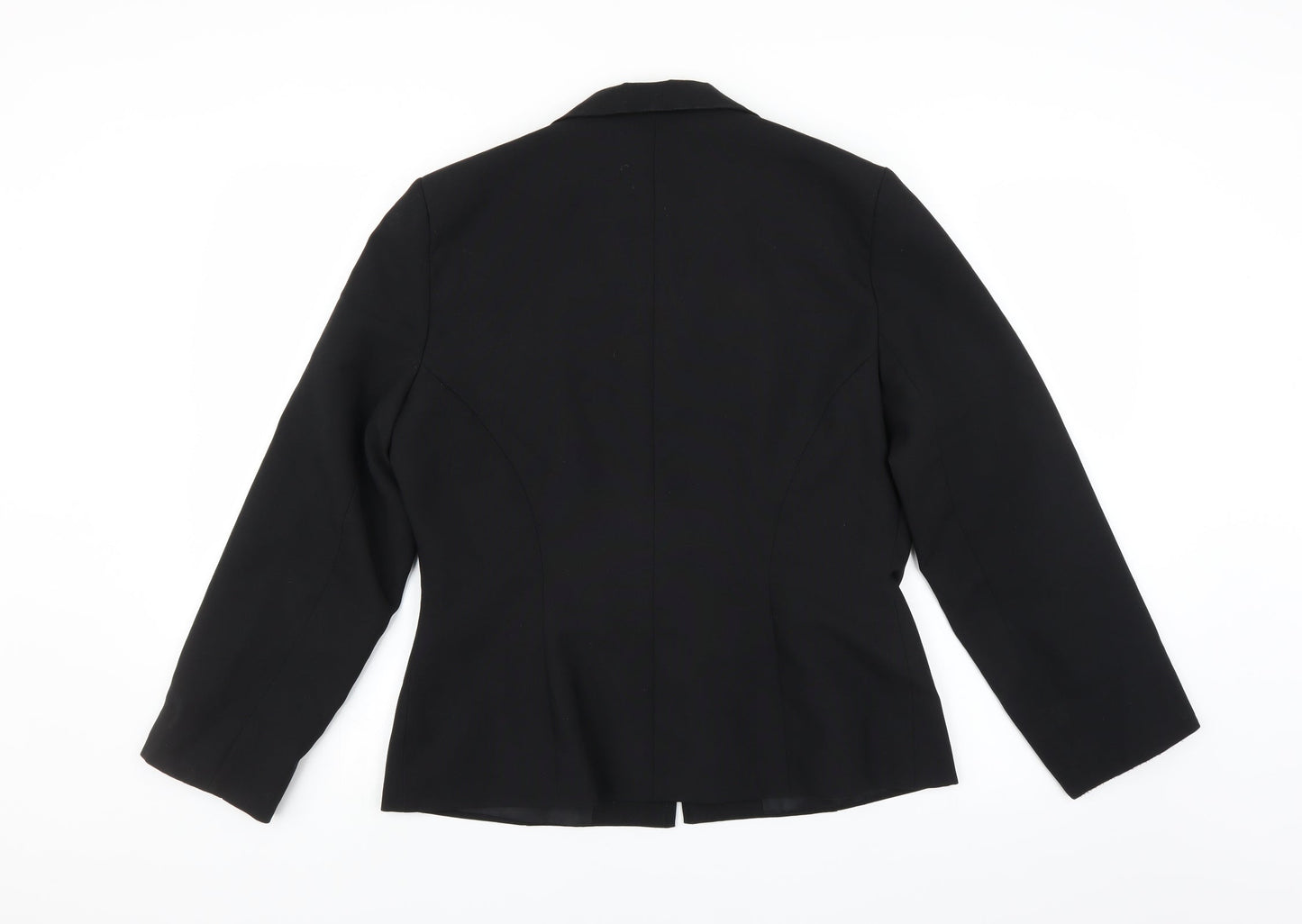 ECCO Womens Black   Jacket Suit Jacket Size 14