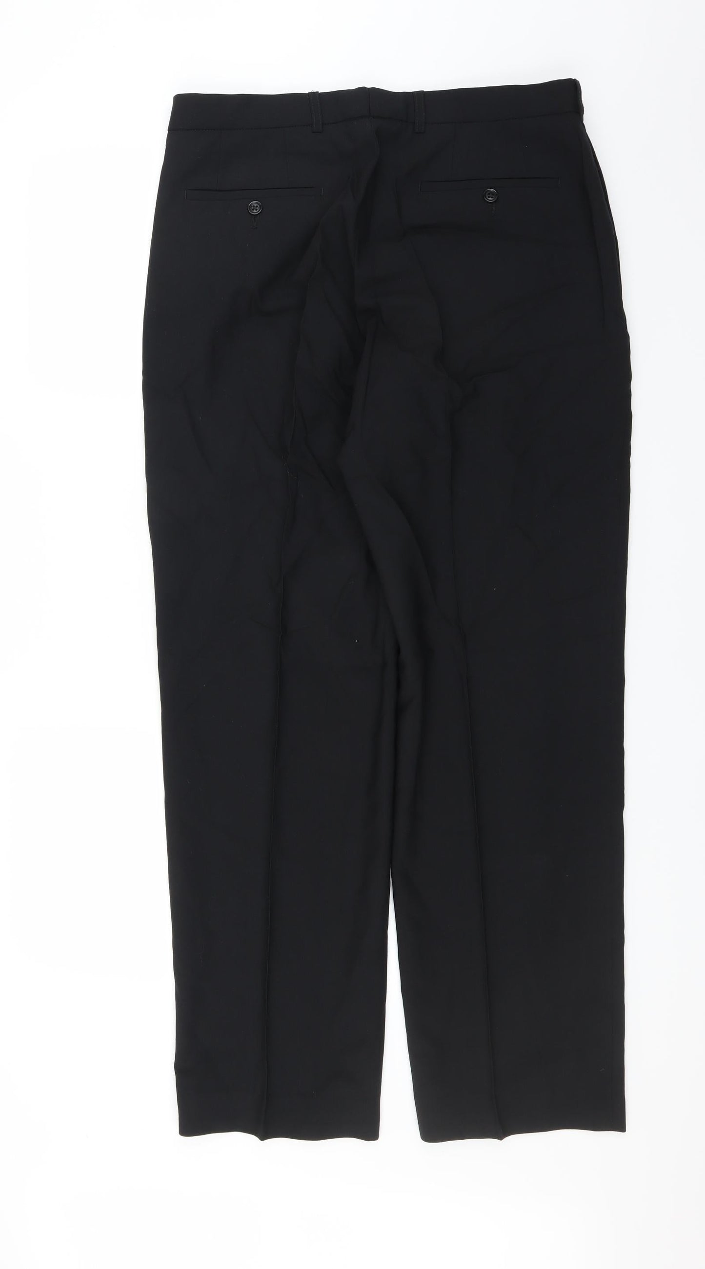 NEXT Mens Black   Trousers  Size 34 in L31 in