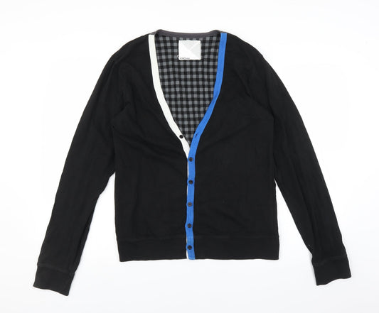 Crafted Womens Black   Cardigan Jumper Size M