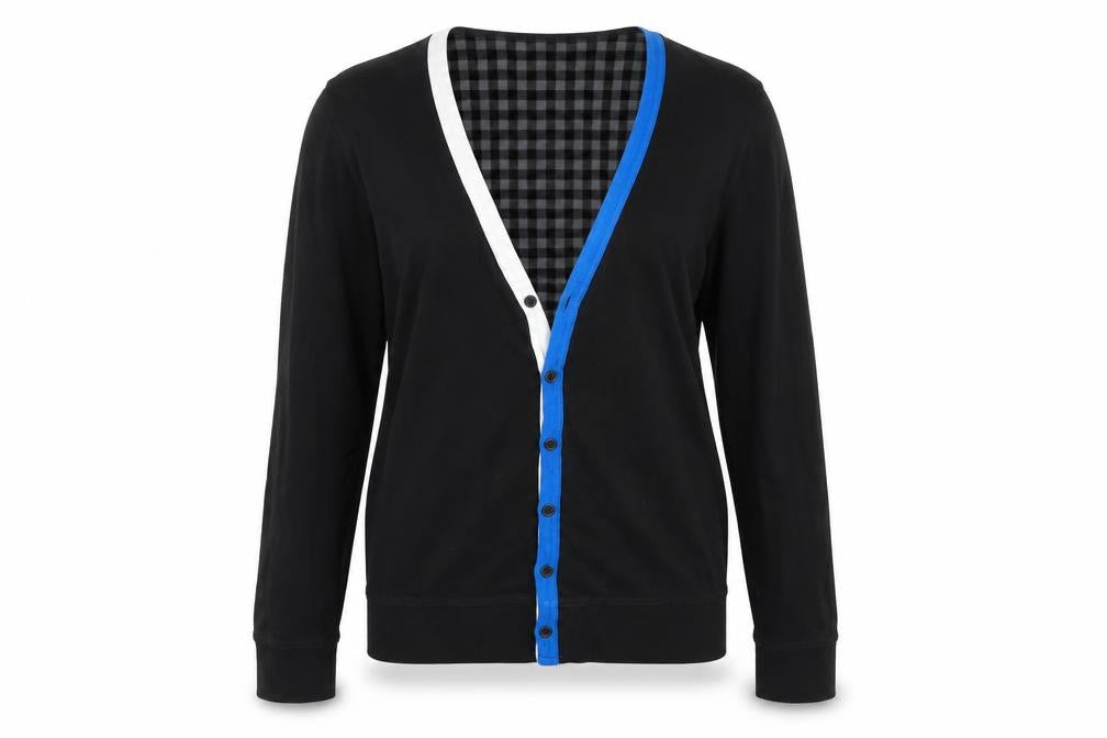 Crafted Womens Black   Cardigan Jumper Size M