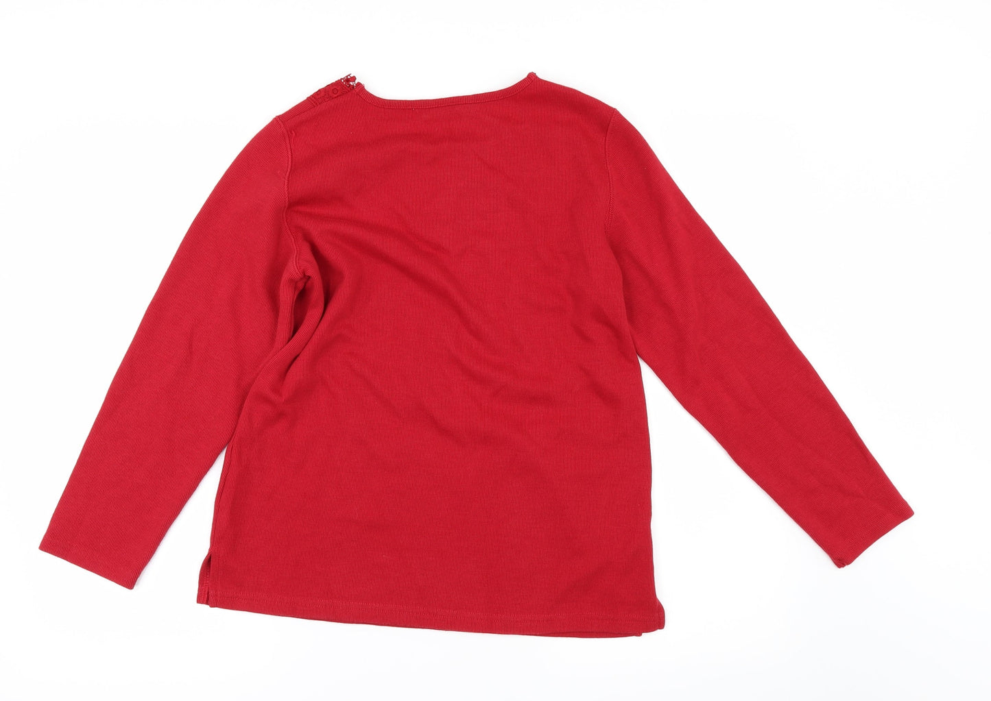 Bonmarché Womens Red   Basic T-Shirt Size XS