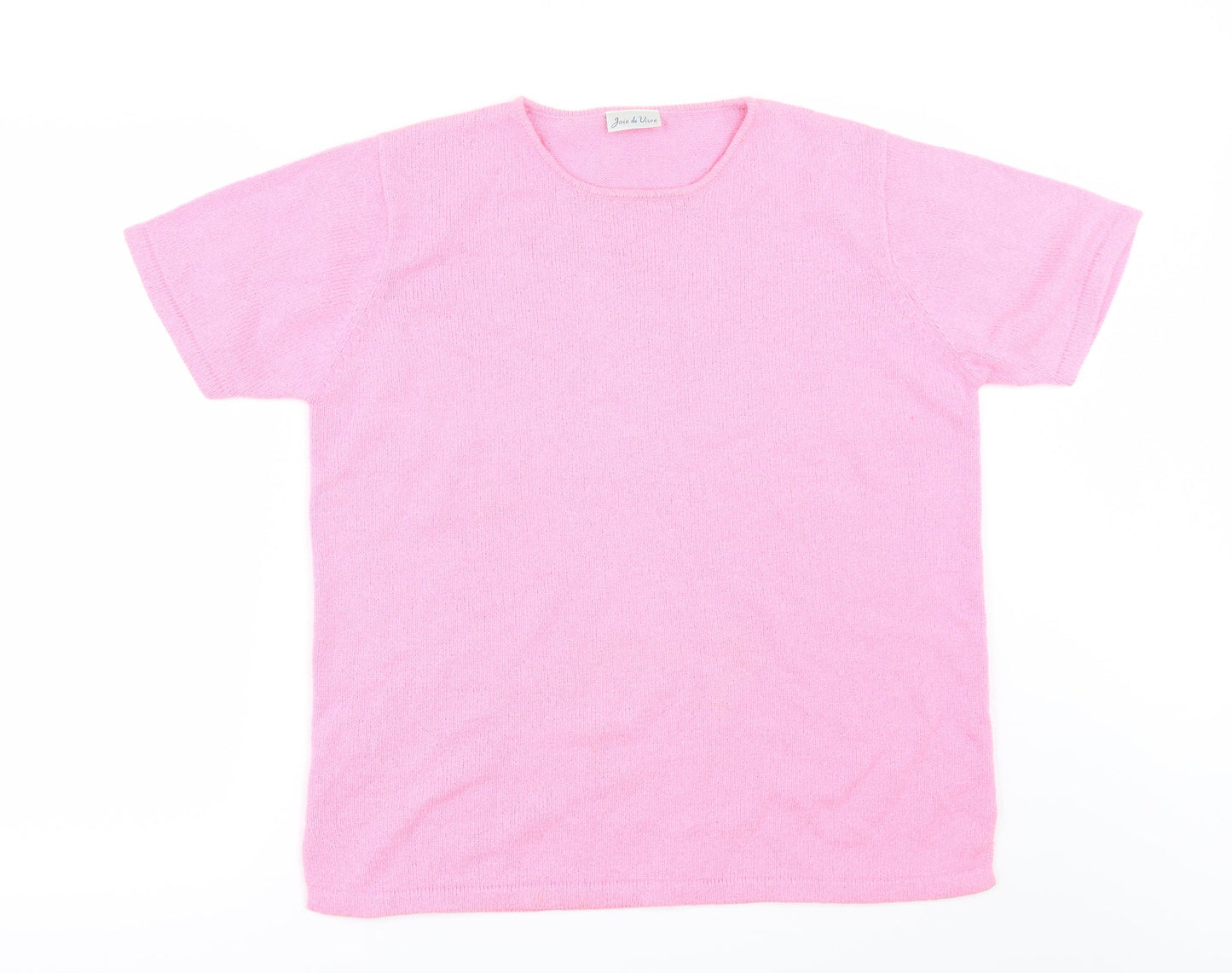 Joie De Vivre Womens Pink   Pullover Jumper Size M