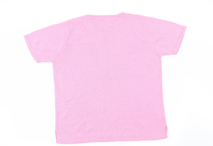 Back view of Joie De Vivre women’s pink jumper, size M