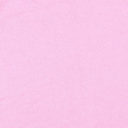 Brand and care label for Joie De Vivre women’s pink jumper, size M