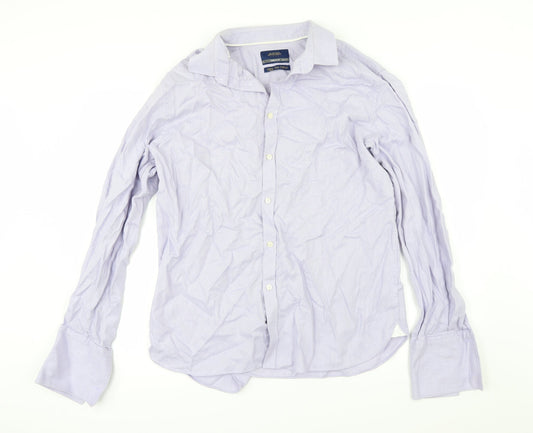 Burton Mens Purple    Button-Up Size L