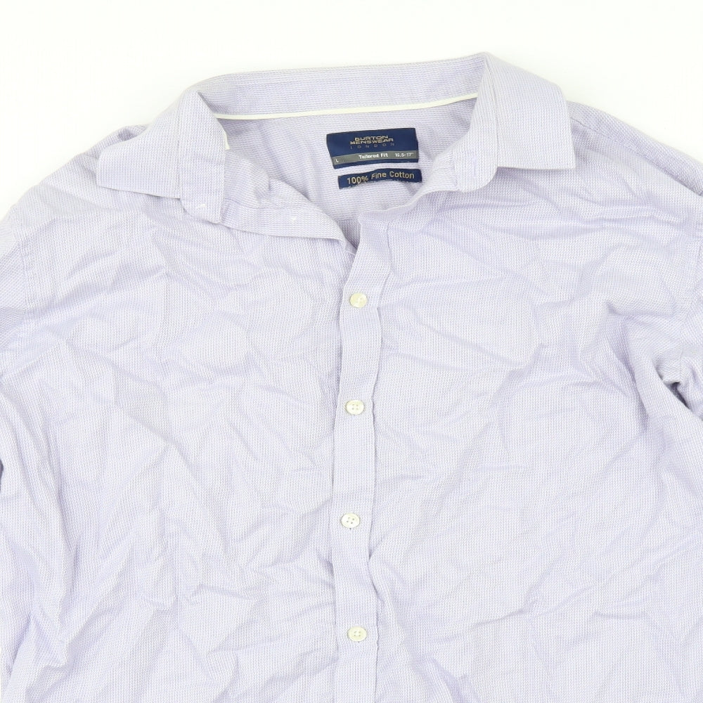 Burton Mens Purple    Button-Up Size L