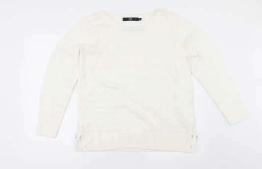 EWM Womens Ivory   Pullover Jumper Size M