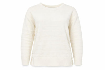 Front view of EWM women’s ivory jumper, size M