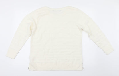 Back view of EWM women’s ivory jumper, size M
