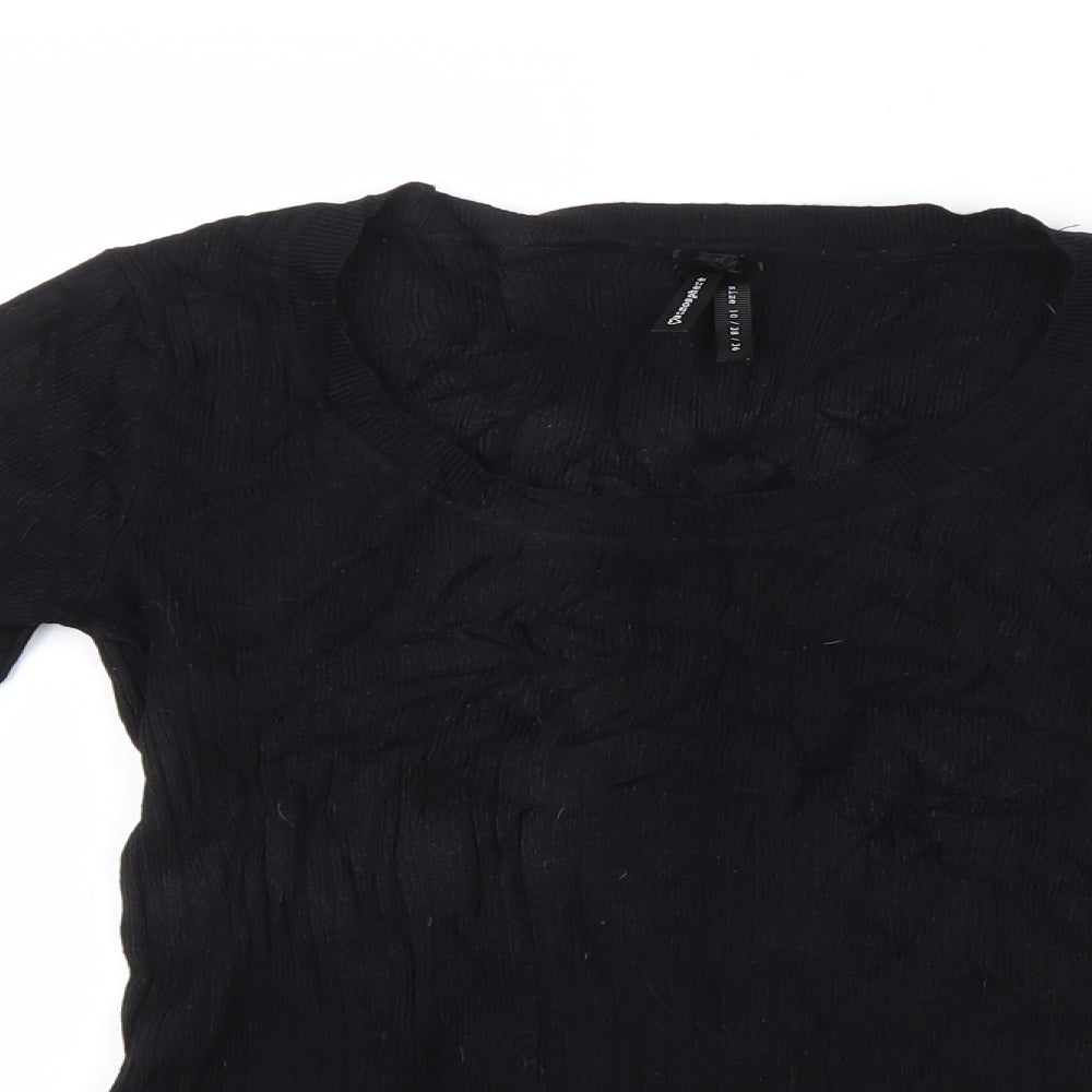 Atmosphere Womens Black  Knit Pullover Jumper Size 10