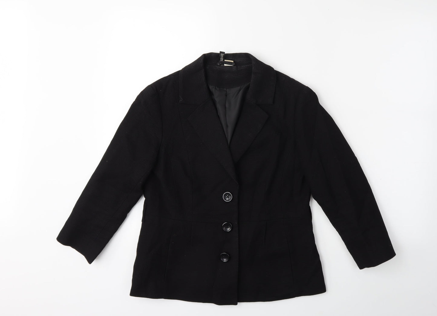 H&M Womens Black   Jacket Coat Size 10
