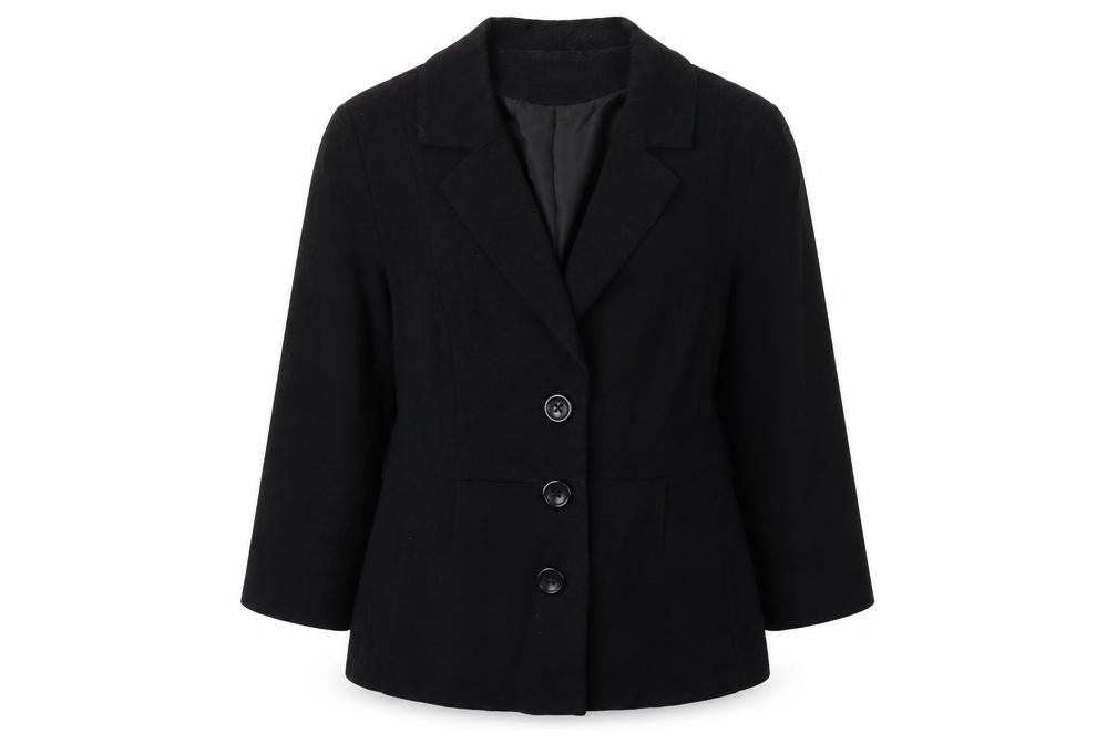 H&M Womens Black   Jacket Coat Size 10