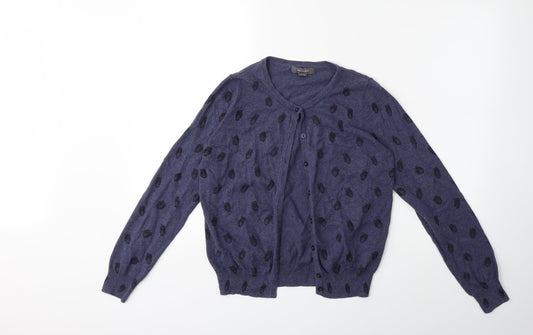 Primark Womens Blue   Cardigan Jumper Size 10