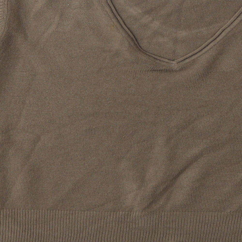 Per Una Womens Brown  Knit Pullover Jumper Size 18
