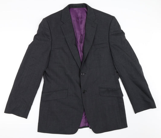 Performance Suit Mens Grey   Jacket Blazer Size 38