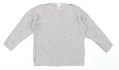 Additional front view of H&M women’s grey jumper, size XS