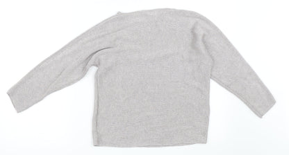 Back view of H&M women’s grey jumper, size XS