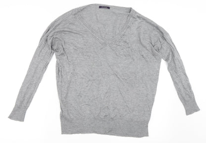 Additional front view of Promod women’s grey jumper, size S