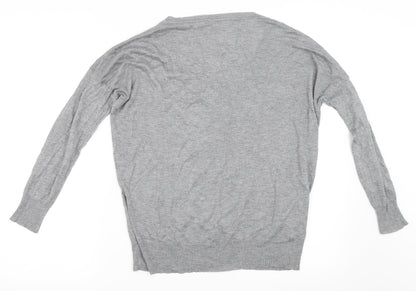 Back view of Promod women’s grey jumper, size S