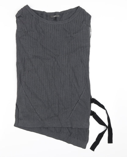 Additional front view of Next women’s grey jumper, size UK 6