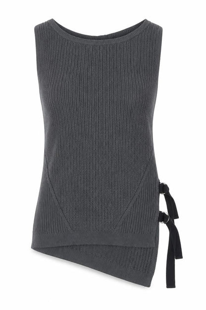 Front view of Next women’s grey jumper, size UK 6