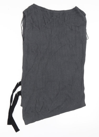 Back view of Next women’s grey jumper, size UK 6