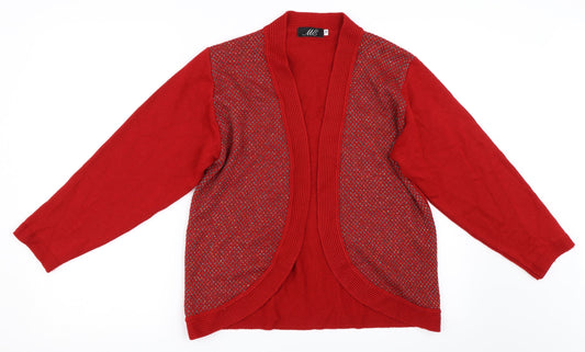 Preworn Womens Red   Cardigan Jumper Size M