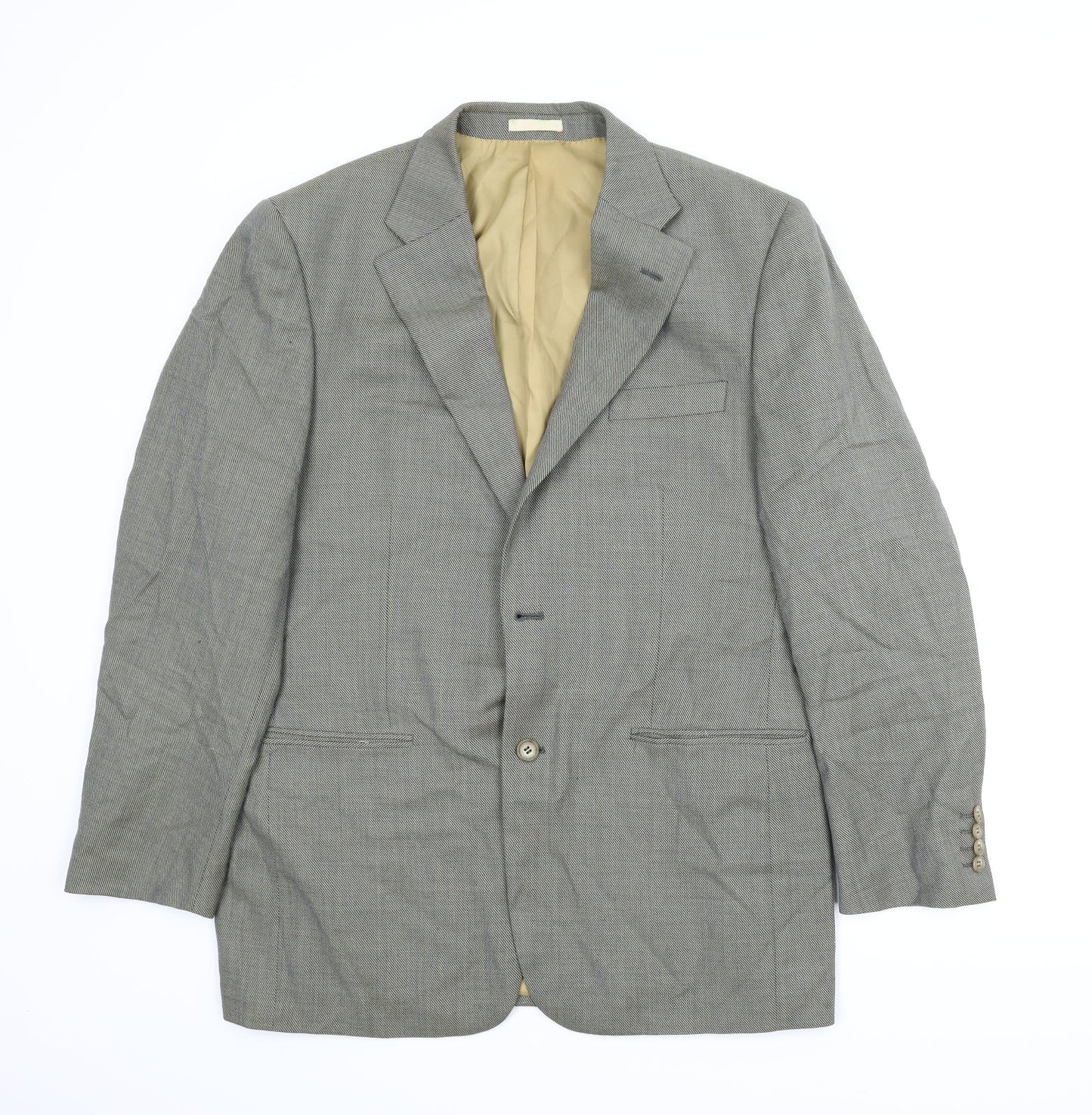 Greenwoods Mens Green   Jacket Suit Jacket Size 42