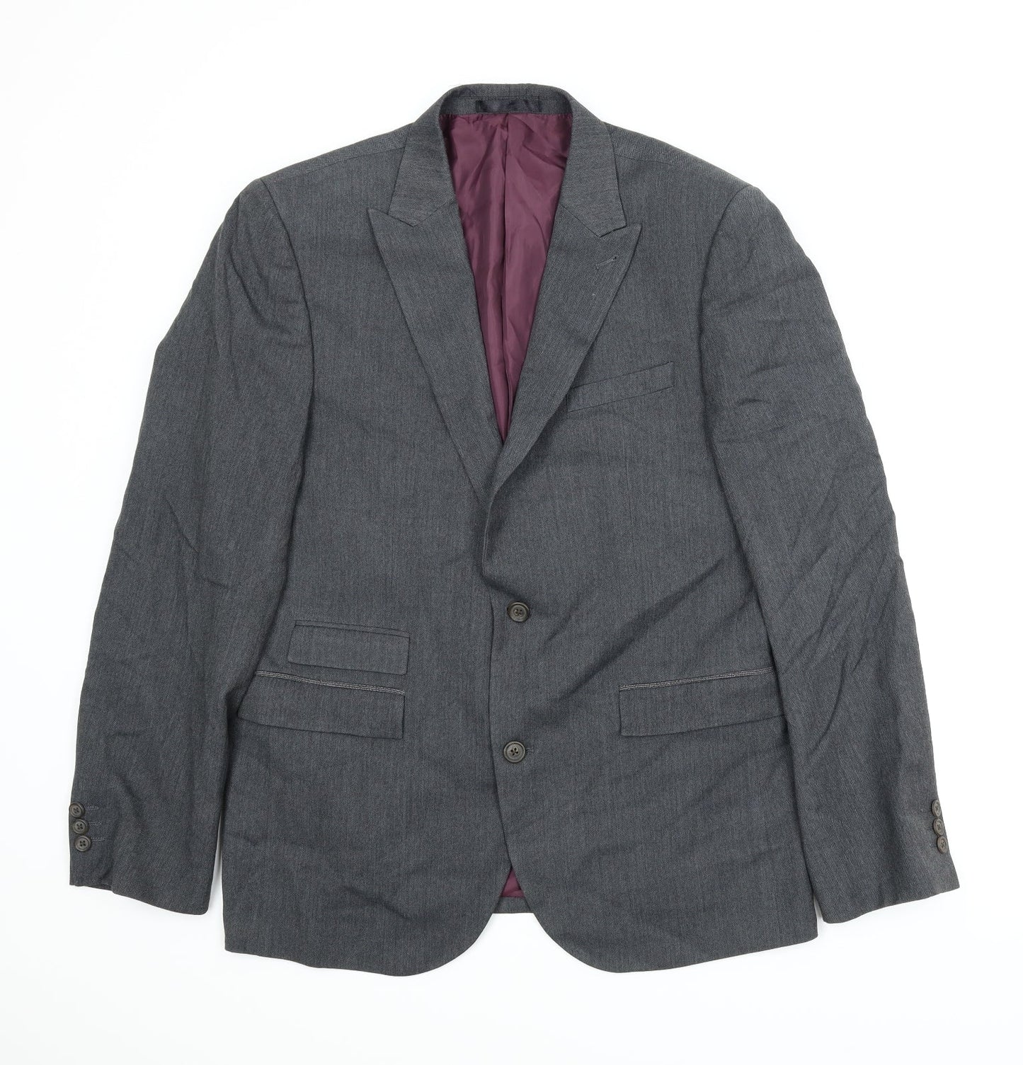 NEXT Mens Grey   Jacket Suit Jacket Size 42