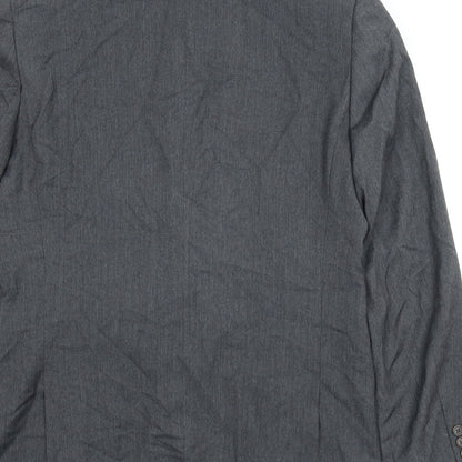 Brand and care label for Next men’s grey jacket suit jacket, size 42