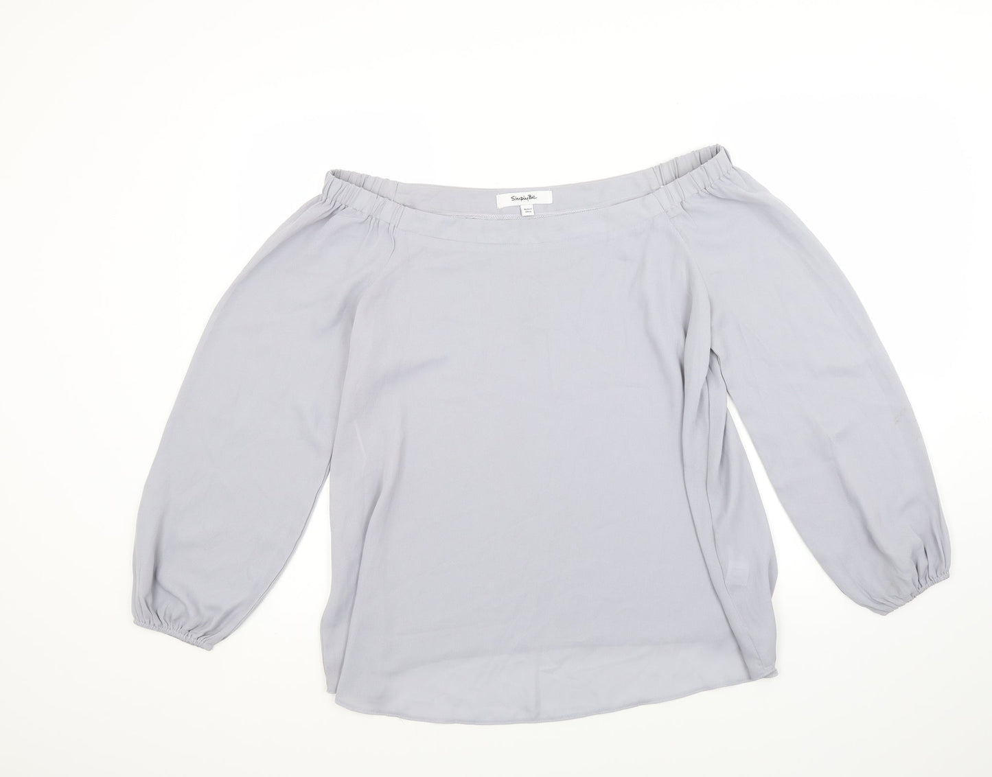 Simply Be Womens Grey   Basic Blouse Size 12