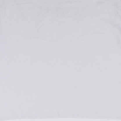 Brand and care label for Simply Be women’s grey basic blouse, size UK 12