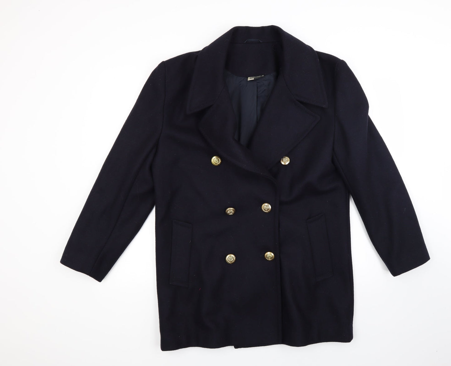 Additions Womens Blue   Overcoat Coat Size 12