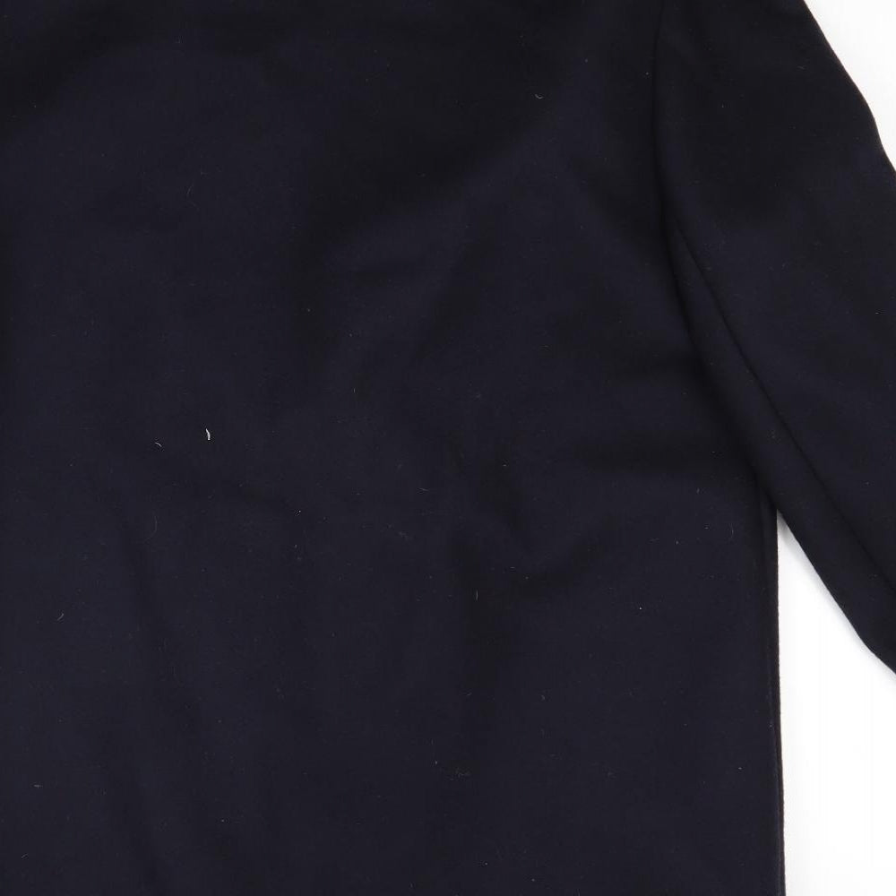 Additions Womens Blue   Overcoat Coat Size 12