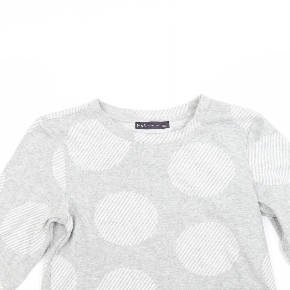 Marks and Spencer Womens Grey   Pullover Sweatshirt Size 6