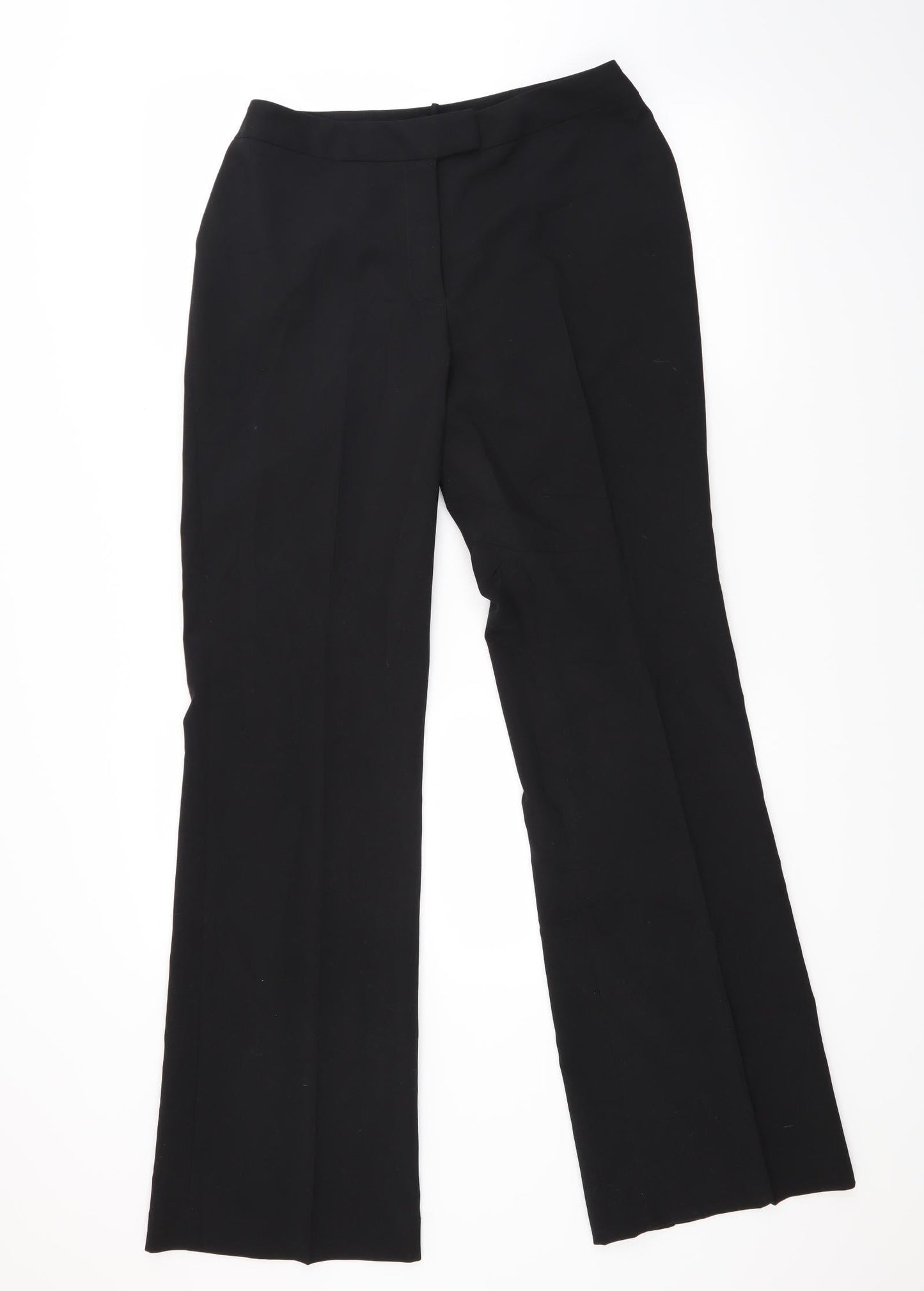 Basics Womens Black   Trousers  Size 12 L30 in