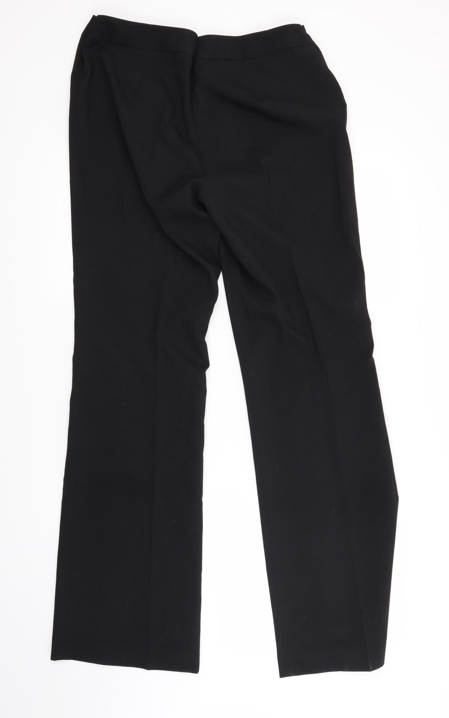 Basics Womens Black   Trousers  Size 12 L30 in