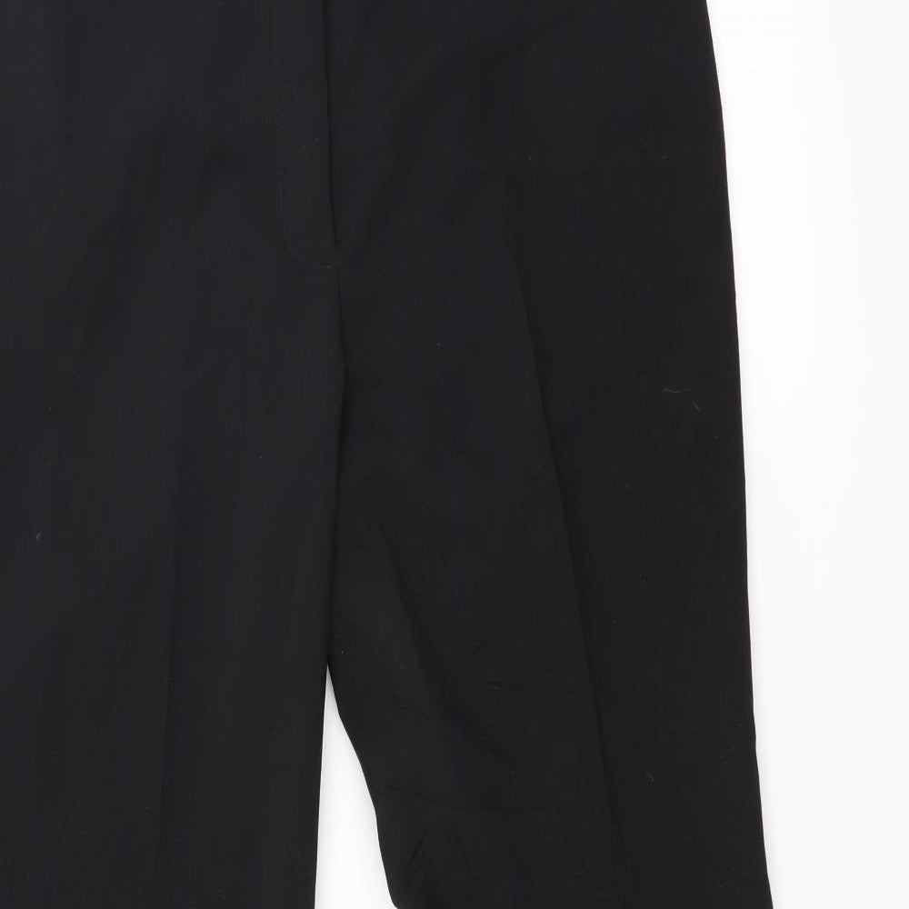 Basics Womens Black   Trousers  Size 12 L30 in
