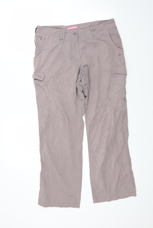 Grasshoppers Womens Beige   Trousers  Size 12 L26 in
