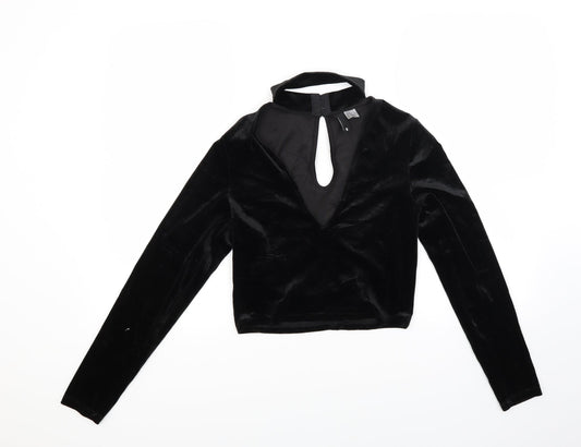Divided Womens Black   Basic Blouse Size S