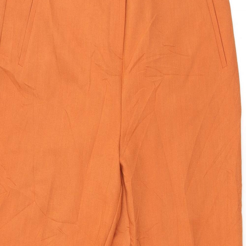 Pieces Womens Orange   Trousers  Size L L28 in