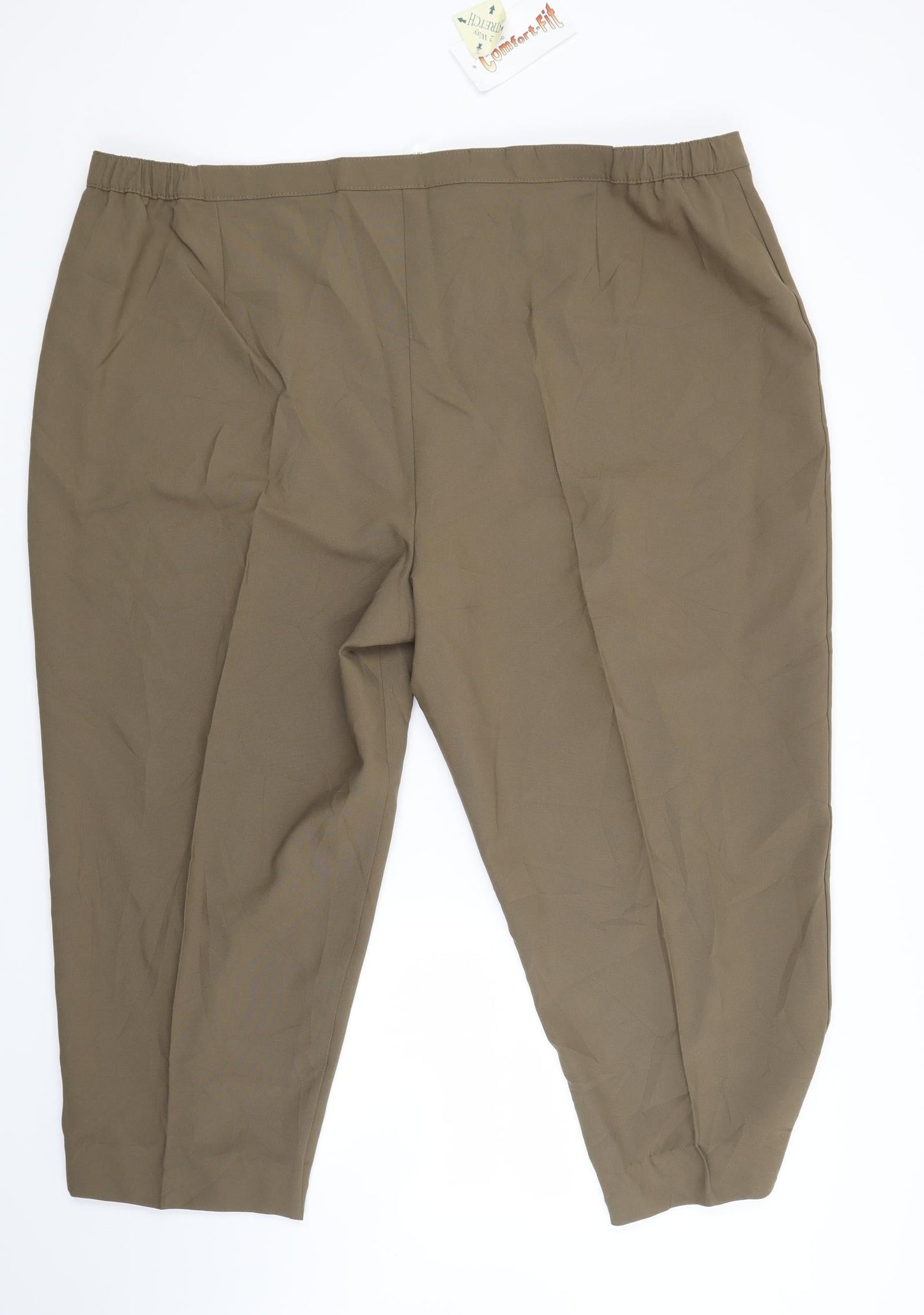Slimma Womens Green   Capri Trousers Size 28 L21 in
