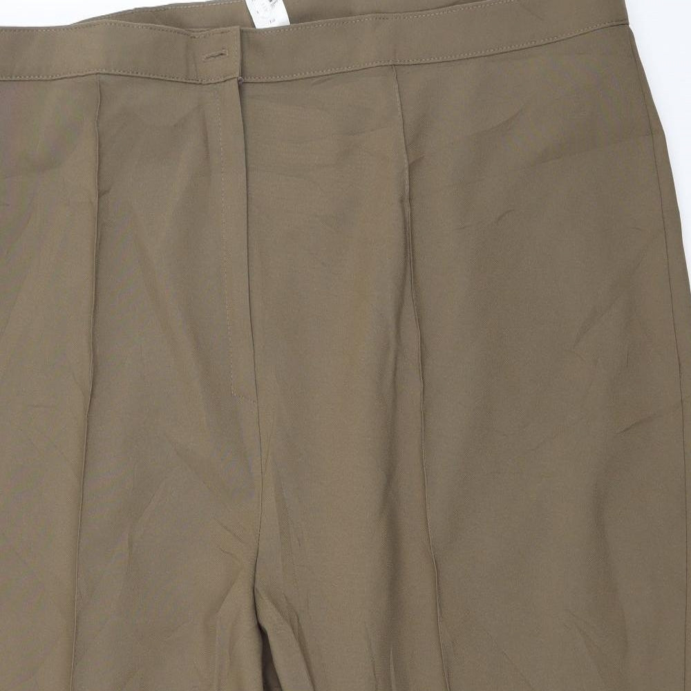 Slimma Womens Green   Capri Trousers Size 28 L21 in