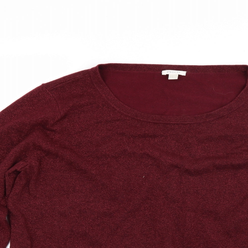 Precis Womens Red   Pullover Jumper Size L