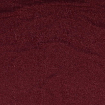 Brand and care label for Precis women’s red jumper, size L