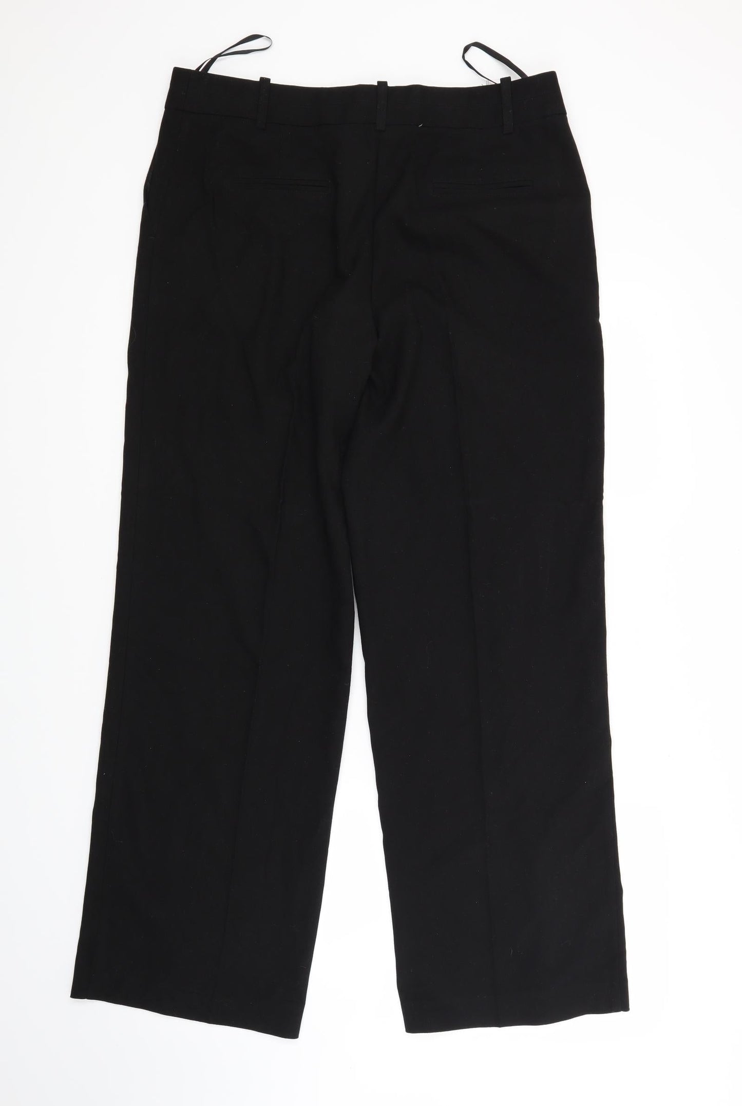 NEXT Womens Black   Trousers  Size 12 L28 in